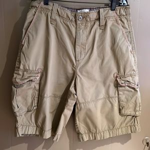 Aéropostale Men’s Cargo Shorts in Golden Tan Sz 34. EUC